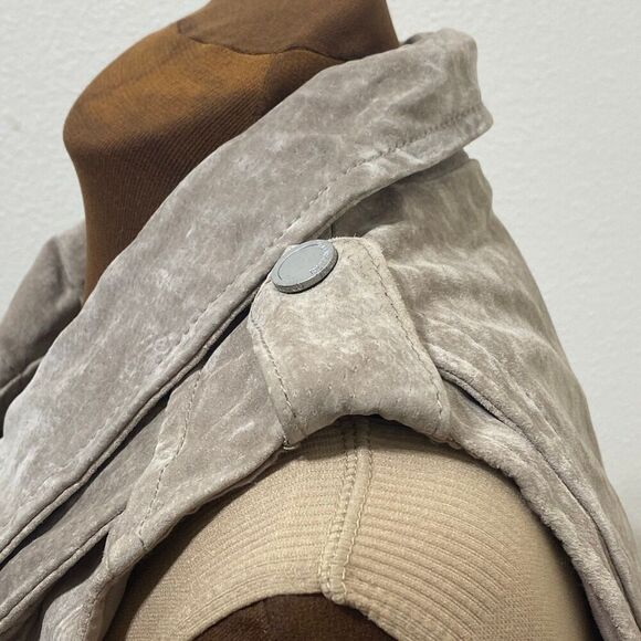 Blank NYC Genuine Suede Leather Motorcycle “Moto” Style Jacket/Vest Size  Small - Picture 7 of 11